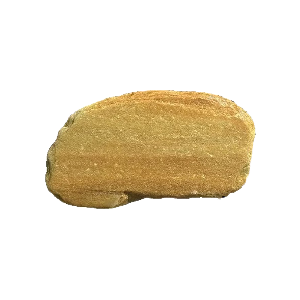 Плитняк Златолит желтый галтованный 2,5-3,5 см